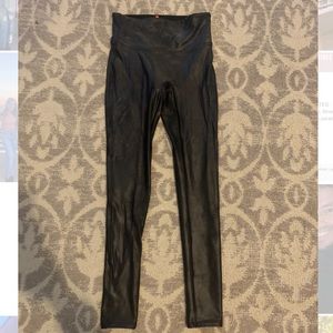 Spanx leather leggings